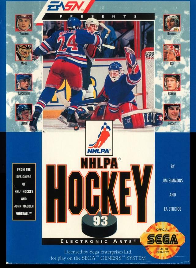 NHLPA Hockey '93 - Sega Genesis