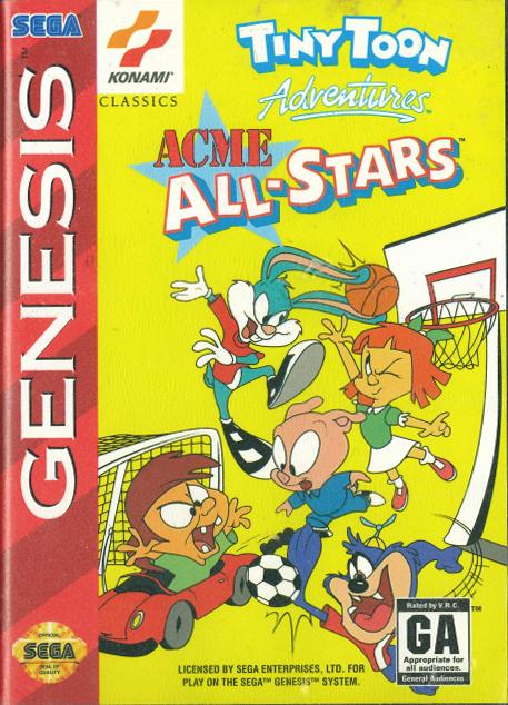 Filthy Games Room - Tiny Toon Adventures ACME All-Stars - Video Game - Sega Genesis