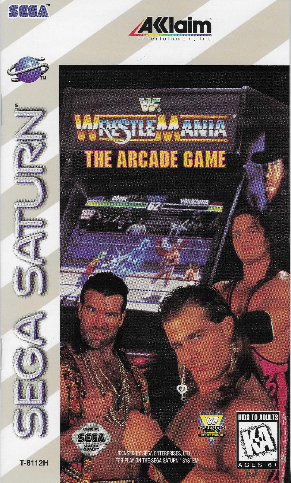 Filthy Games Room - WWF Wrestlemania The Arcade Game - Video Game - Sega Saturn
