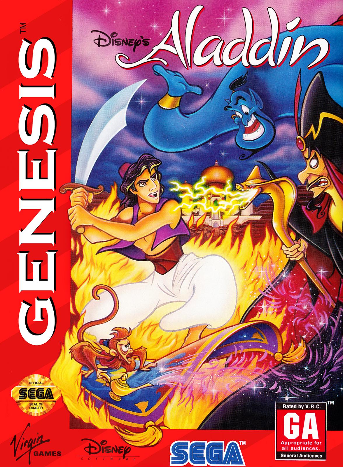 Filthy Games Room - Aladdin - Video Game - Sega Genesis