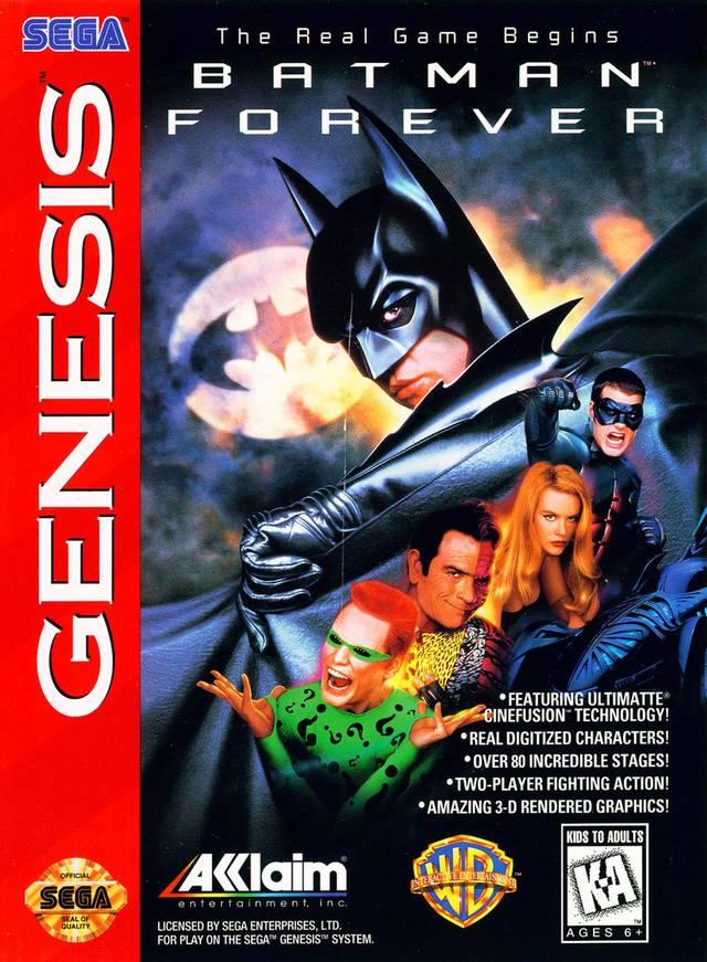 Filthy Games Room - Batman Forever - Video Game - Sega Genesis