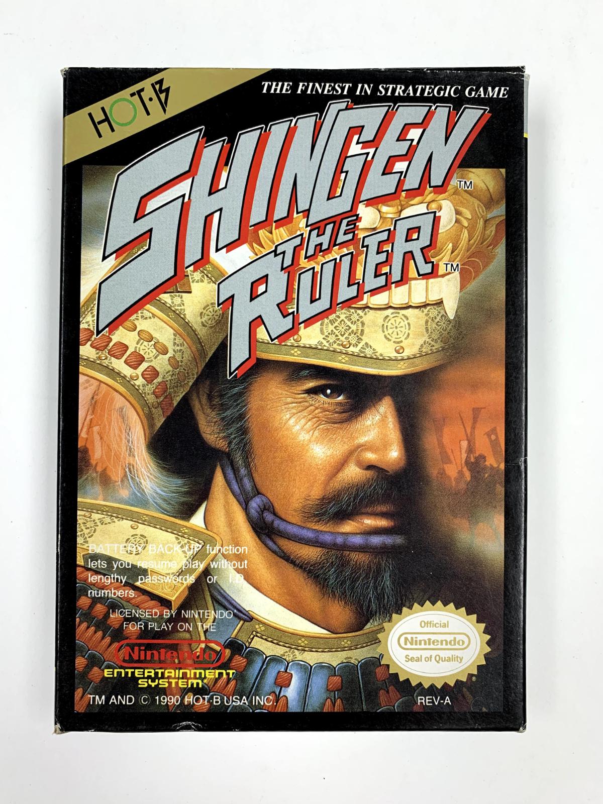 Filthy Games Room - Shingen the Ruler - Video Game - NES