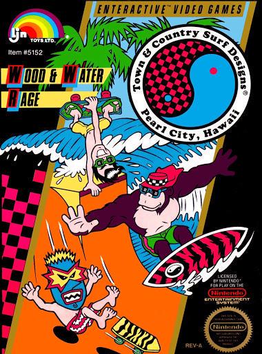 Filthy Games Room - Town & Country Surf Designs: Wood and Water Rage - Video Game - NES