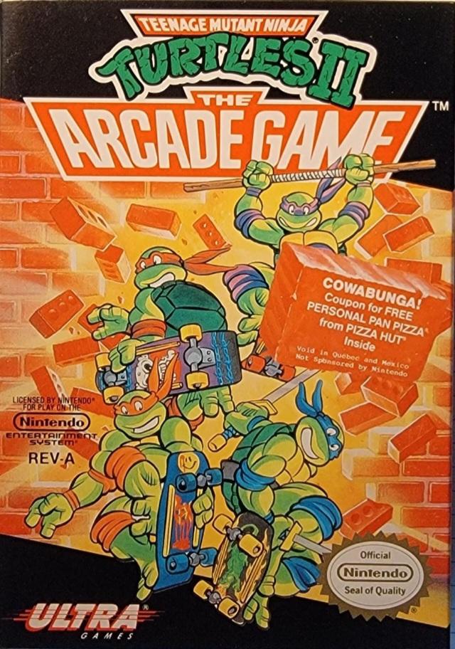 Filthy Games Room - Teenage Mutant Ninja Turtles II - Video Game - NES