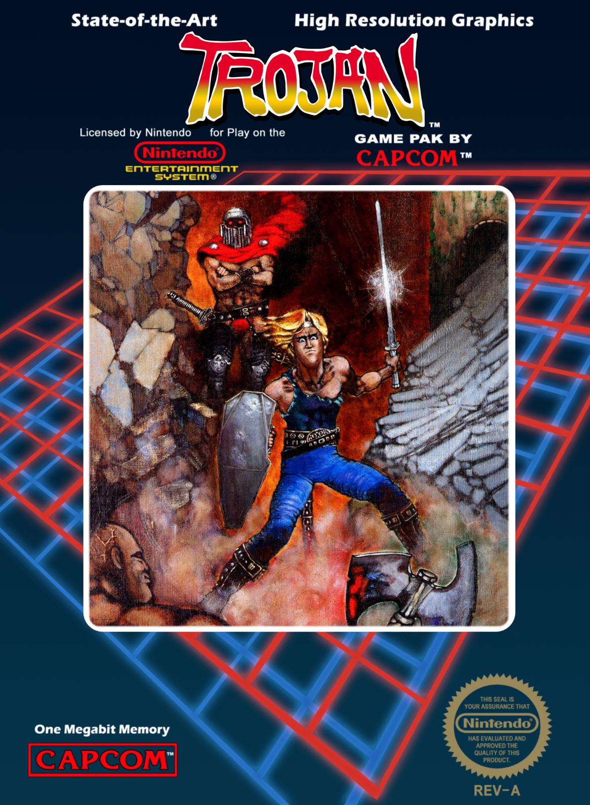 Filthy Games Room - Trojan - Video Game - NES