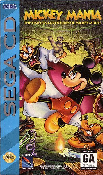 Filthy Games Room - Mickey Mania - Video Game - Sega CD