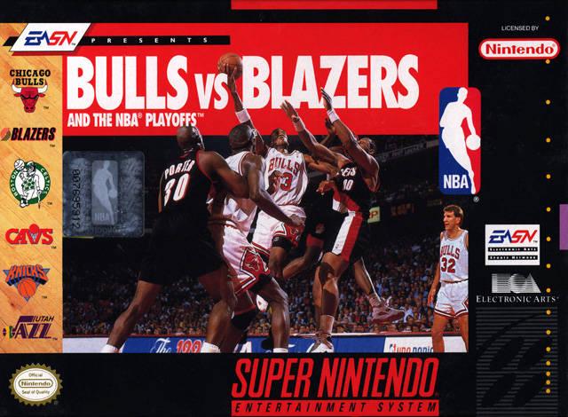 Filthy Games Room - Bulls Vs Blazers and the NBA Playoffs - Video Game - Super Nintendo