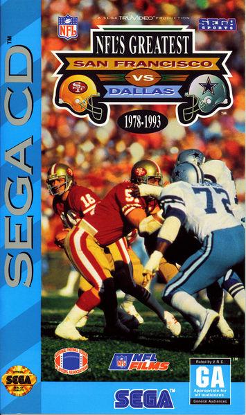 Filthy Games Room - NFL Greatest Teams - Video Game - Sega CD