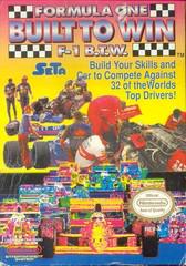 Filthy Games Room - Formula One Built To Win - Video Game - NES