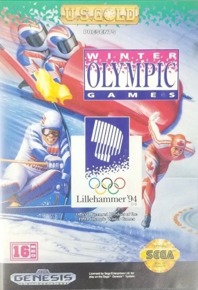 Filthy Games Room - Winter Olympic Games Lillehammer 94 - Video Game - Sega Genesis