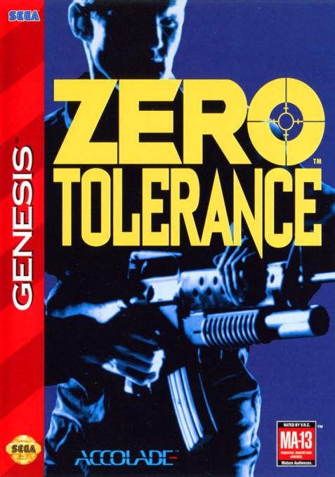 Filthy Games Room - Zero Tolerance - Video Game - Sega Genesis