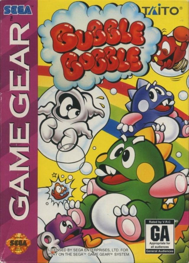 Filthy Games Room - Bubble Bobble - Video Game - Sega Game Gear