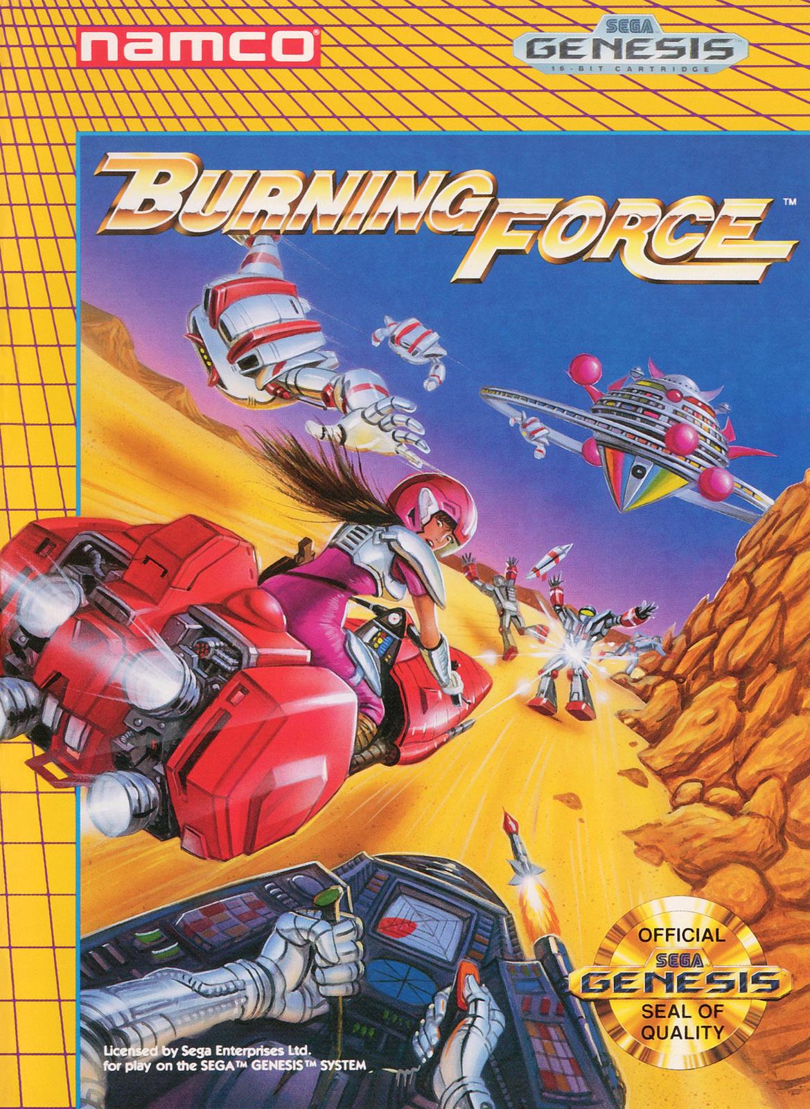 Filthy Games Room - Burning Force - Video Game - Sega Genesis