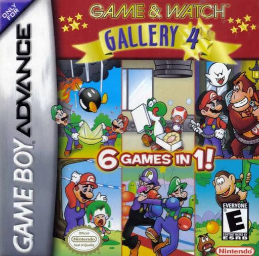 Filthy Games Room - Game and Watch Gallery 4 - Video Game - GameBoy Advance