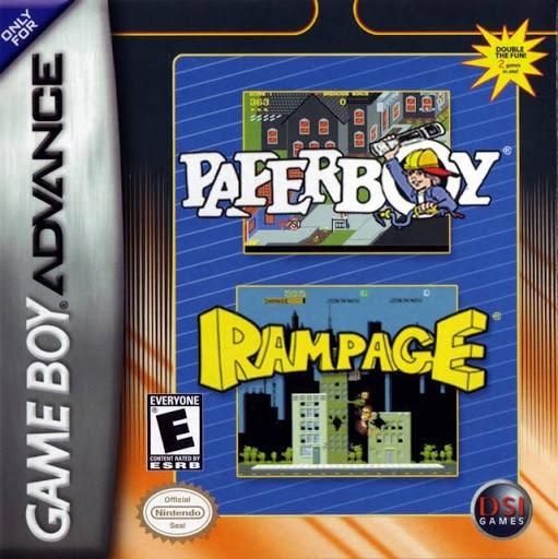 Filthy Games Room - Paperboy & Rampage - Video Game - GameBoy Advance