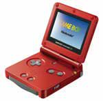 Red Gameboy Advance SP - GameBoy Advance