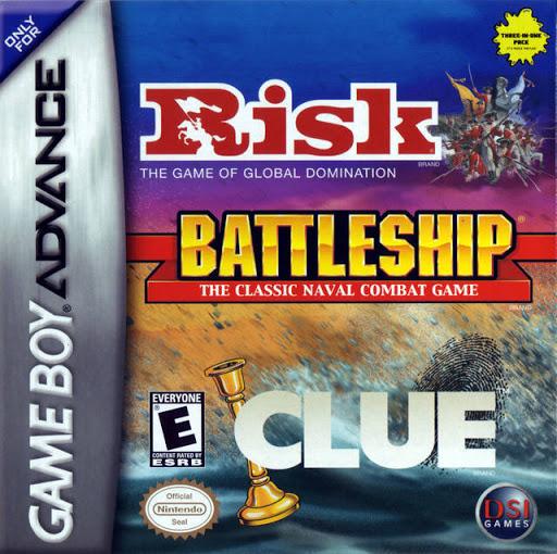 Filthy Games Room - Risk / Battleship / Clue - Video Game - GameBoy Advance