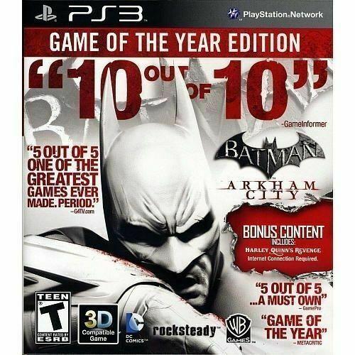 Filthy Games Room - Batman: Arkham City [Game of the Year] - Video Game - Playstation 3