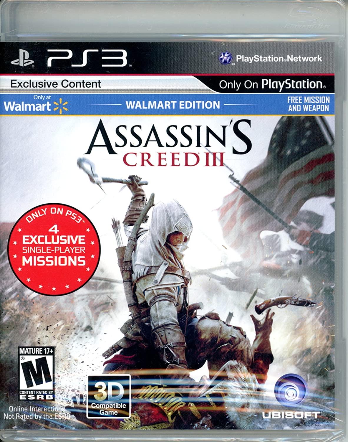 Filthy Games Room - Assassin's Creed III [Walmart Edition] - Video Game - Playstation 3