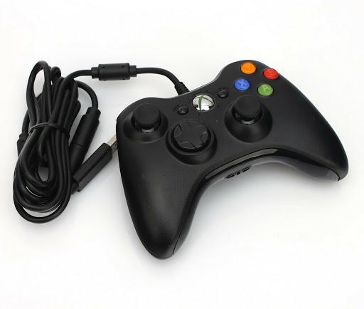 Filthy Games Room - Black Xbox 360 Wired Controller - Video Game - Xbox 360
