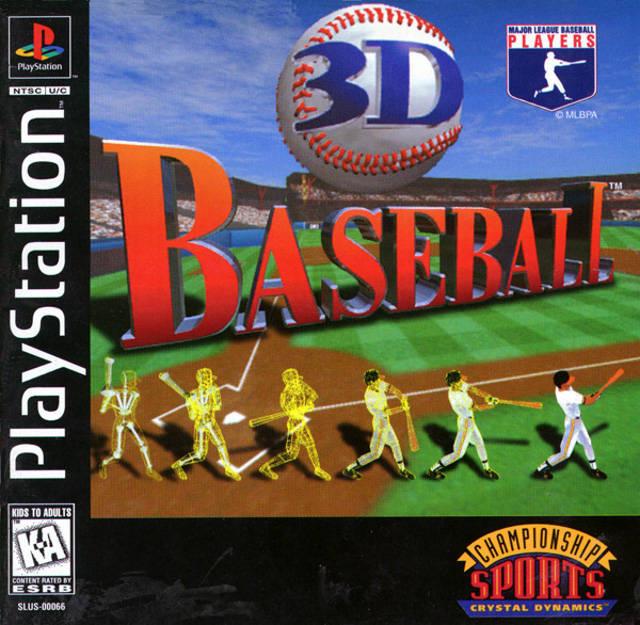 Filthy Games Room - 3D Baseball - Video Game - Playstation