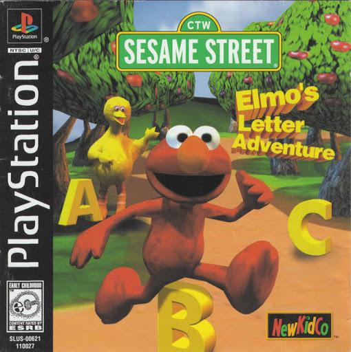 Filthy Games Room - Elmo's Letter Adventure - Video Game - Playstation
