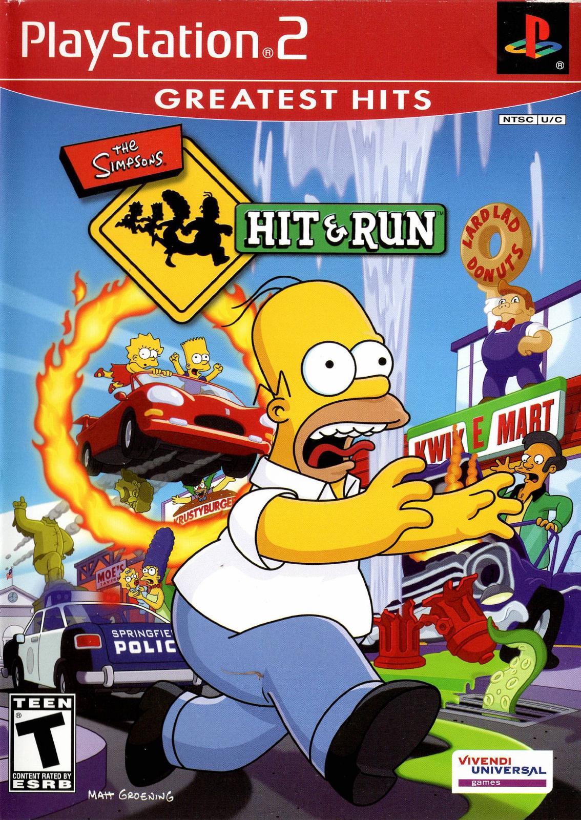 Filthy Games Room - The Simpsons Hit and Run [Greatest Hits] - Video Game - Playstation 2