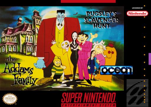 Filthy Games Room - Addams Family Pugsley's Scavenger Hunt - Video Game - Super Nintendo
