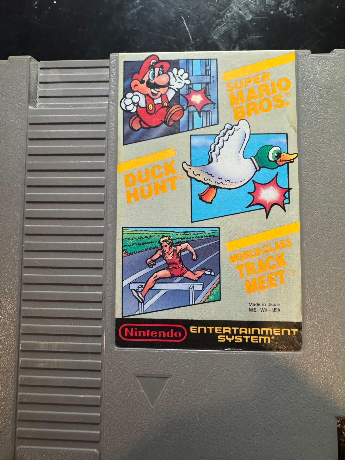Filthy Games Room - Super Mario Bros Duck Hunt World Class Track Meet [Red Overalls] - Video Game - NES
