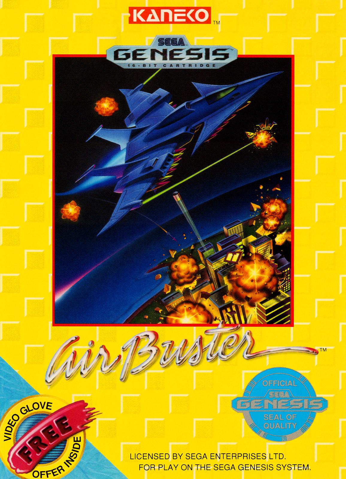 Filthy Games Room - Air Buster - Video Game - Sega Genesis