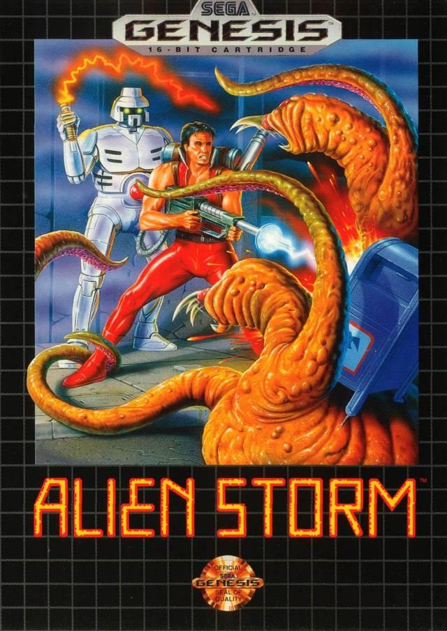Filthy Games Room - Alien Storm - Video Game - Sega Genesis