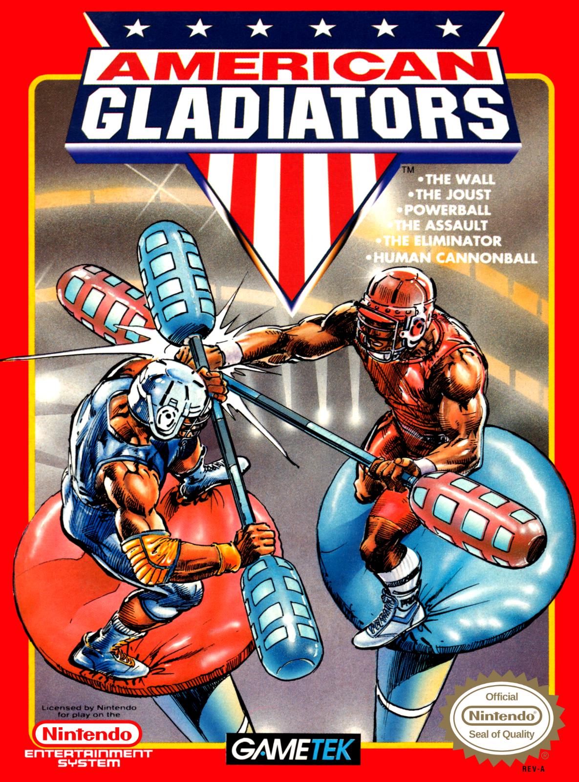Filthy Games Room - American Gladiators - Video Game - NES