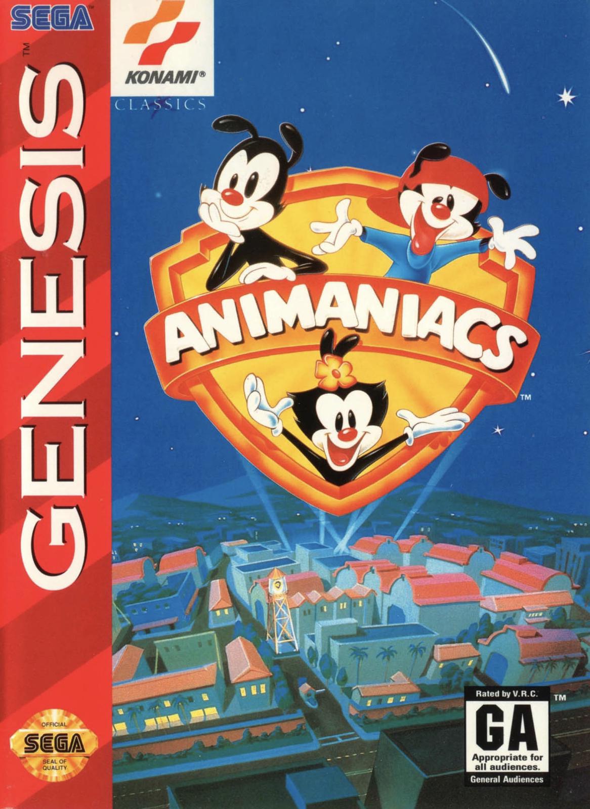 Filthy Games Room - Animaniacs - Video Game - Sega Genesis