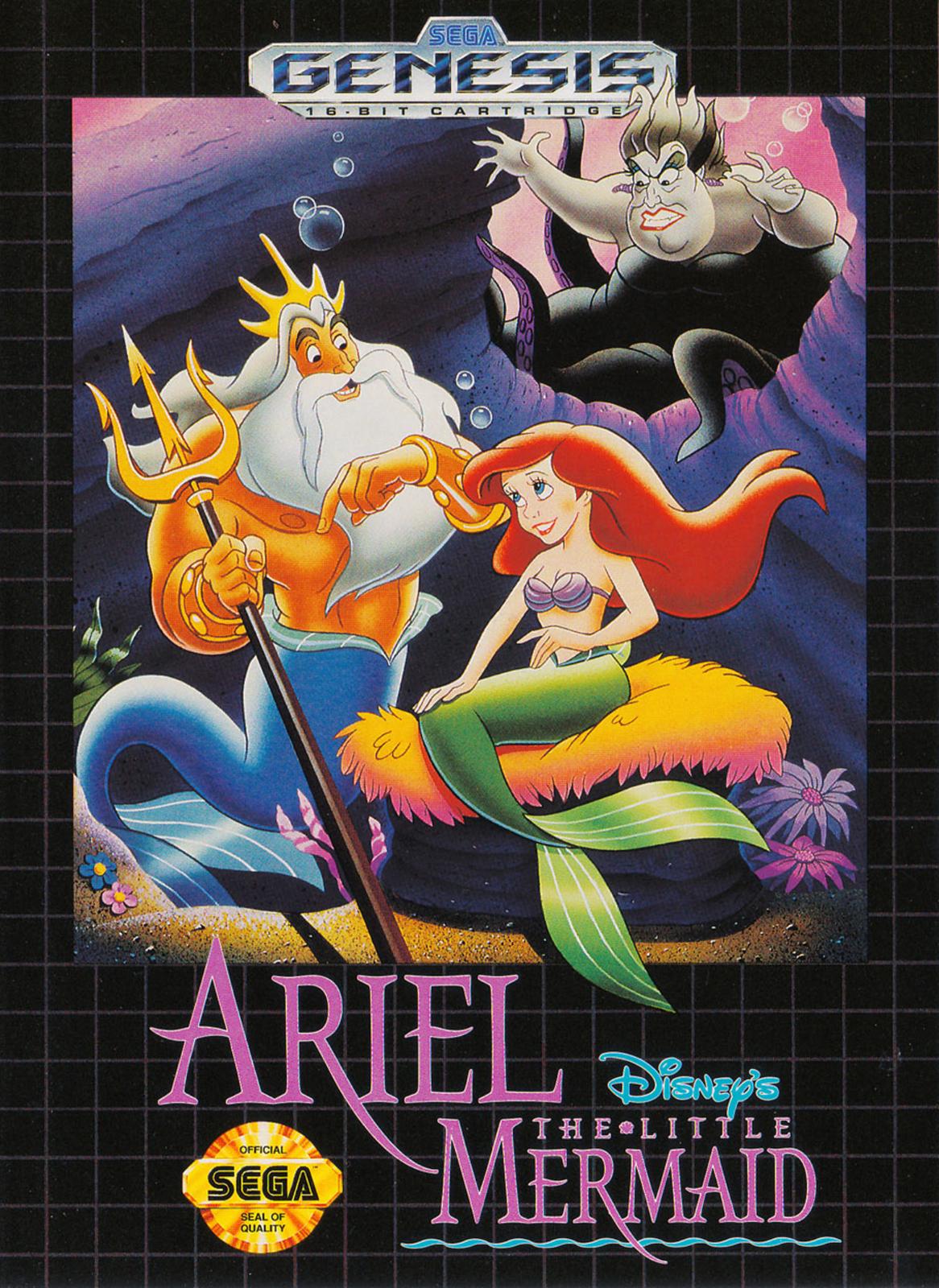 Filthy Games Room - Ariel the Little Mermaid - Video Game - Sega Genesis