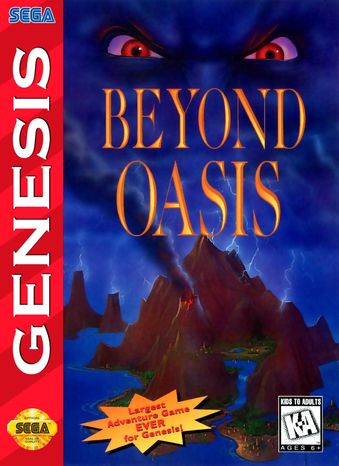 Filthy Games Room - Beyond Oasis - Video Game - Sega Genesis