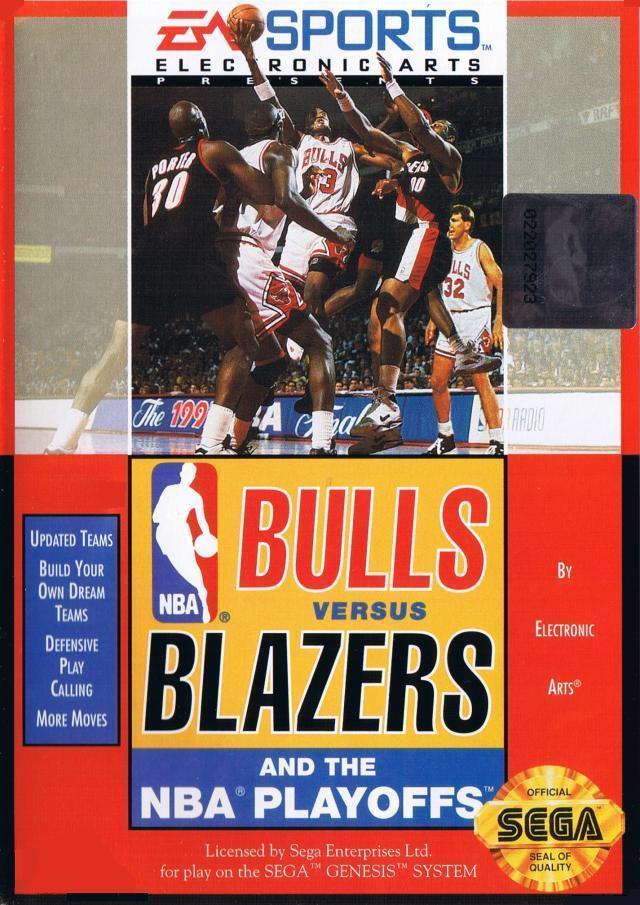 Filthy Games Room - Bulls Vs Blazers and the NBA Playoffs - Video Game - Sega Genesis