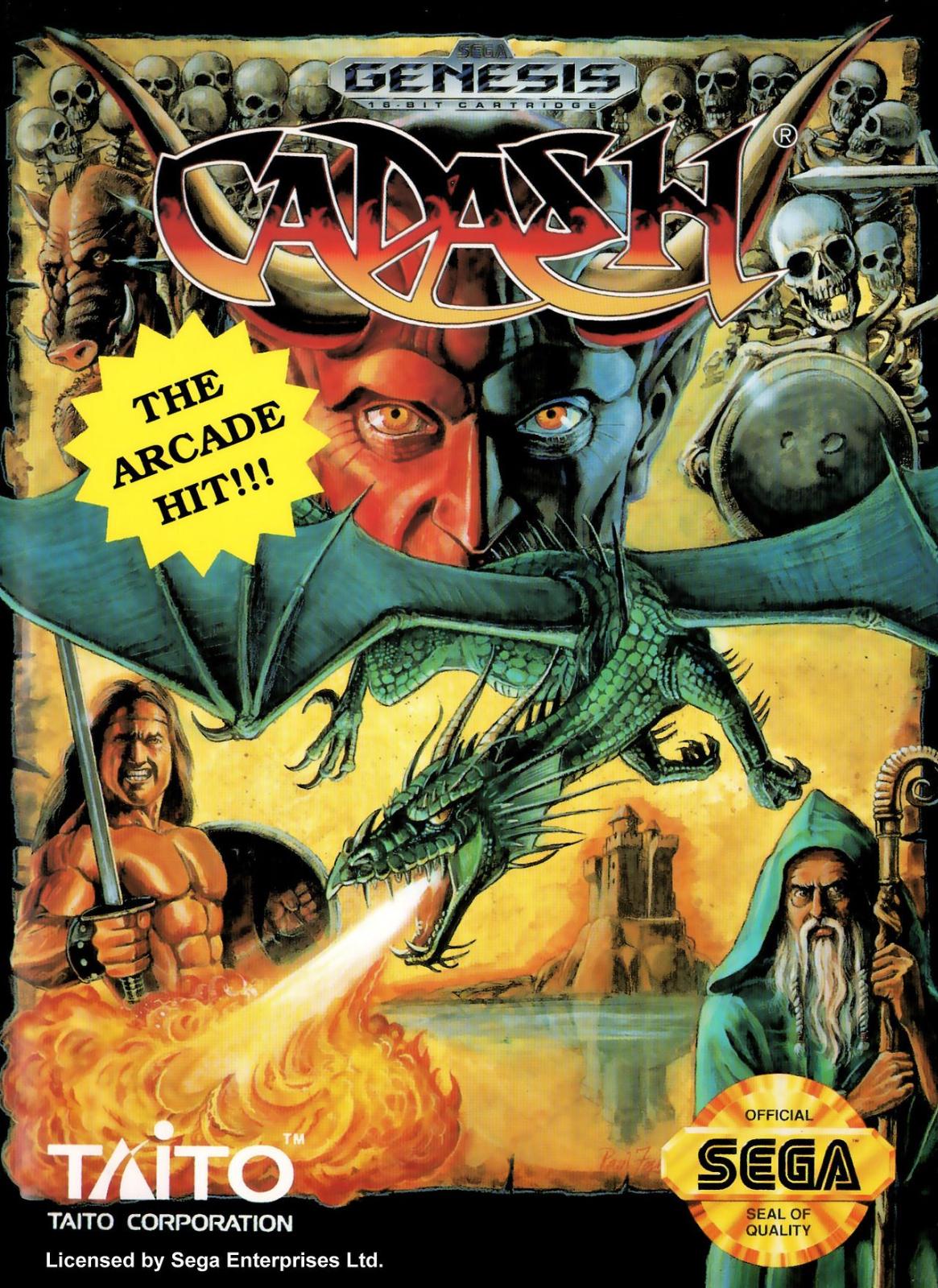 Filthy Games Room - Cadash - Video Game - Sega Genesis