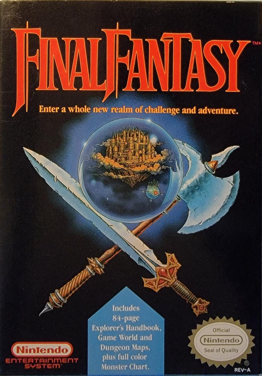 Filthy Games Room - Final Fantasy - Video Game - NES