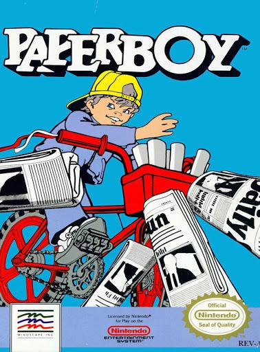 Filthy Games Room - Paperboy - Video Game - NES
