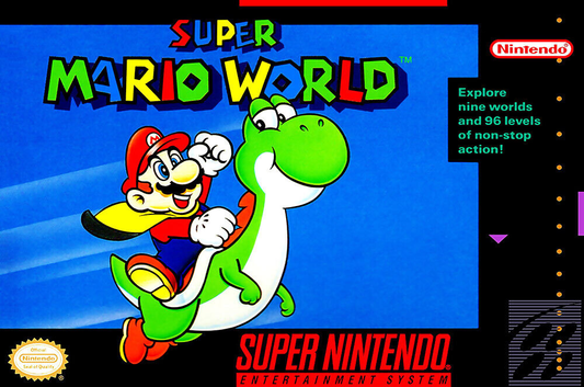 Super Mario World in Repro Box - Super Nintendo
