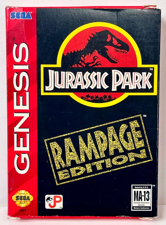 Jurassic Park: Rampage Edition [Cardboard Box] - Sega Genesis