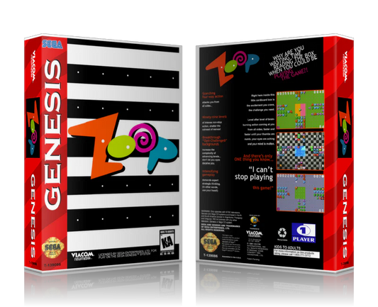 Zoop [Cardboard Box] - Sega Genesis