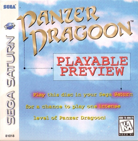 Panzer Dragoon Playable Preview - Sega Saturn
