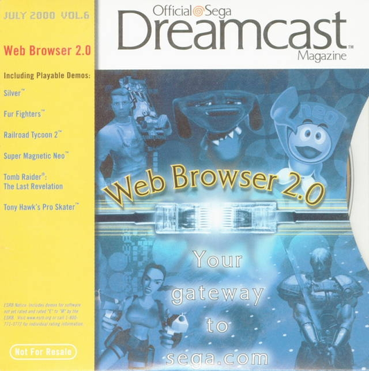 Sega Dreamcast Web Browser 2.0 [Dreamcast Magazine July 2000 Vol.6] - Sega Dreamcast