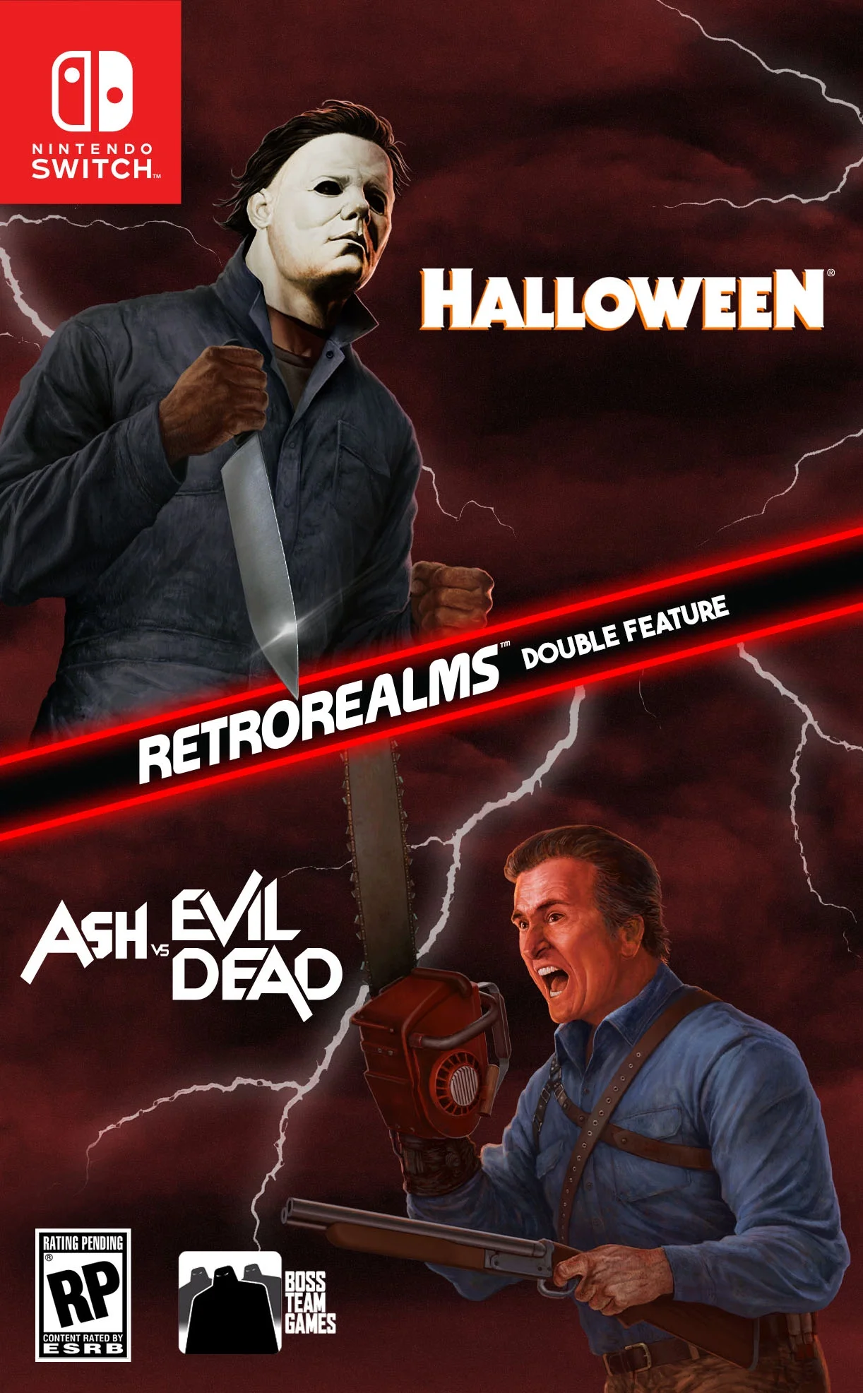Halloween And Ash Vs Evil Dead RetroRealms Double Feature [Walmart Bonus] - Nintendo Switch