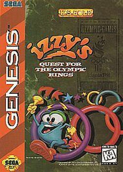 Izzy's Quest for the Olympic Rings [Cardboard Box] - Sega Genesis